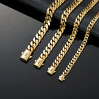 6-14mm wide Stainless Steel Cuban Miami Chains