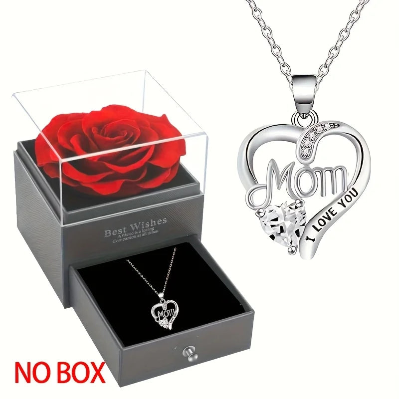 Elegant Style Heart shaped Pendant Necklace Hollow - YF1202-1 / United States