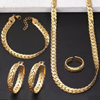 Ensemble de bijoux chaîne serpent de style simple, style vintage