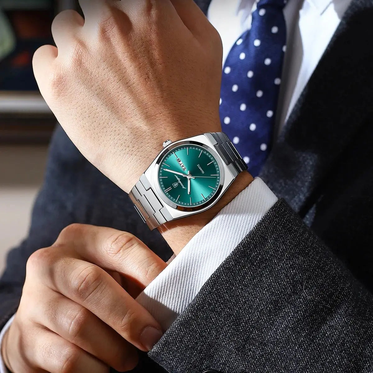 POEDAGAR Luxury Men's Watches Waterproof Luminous Date