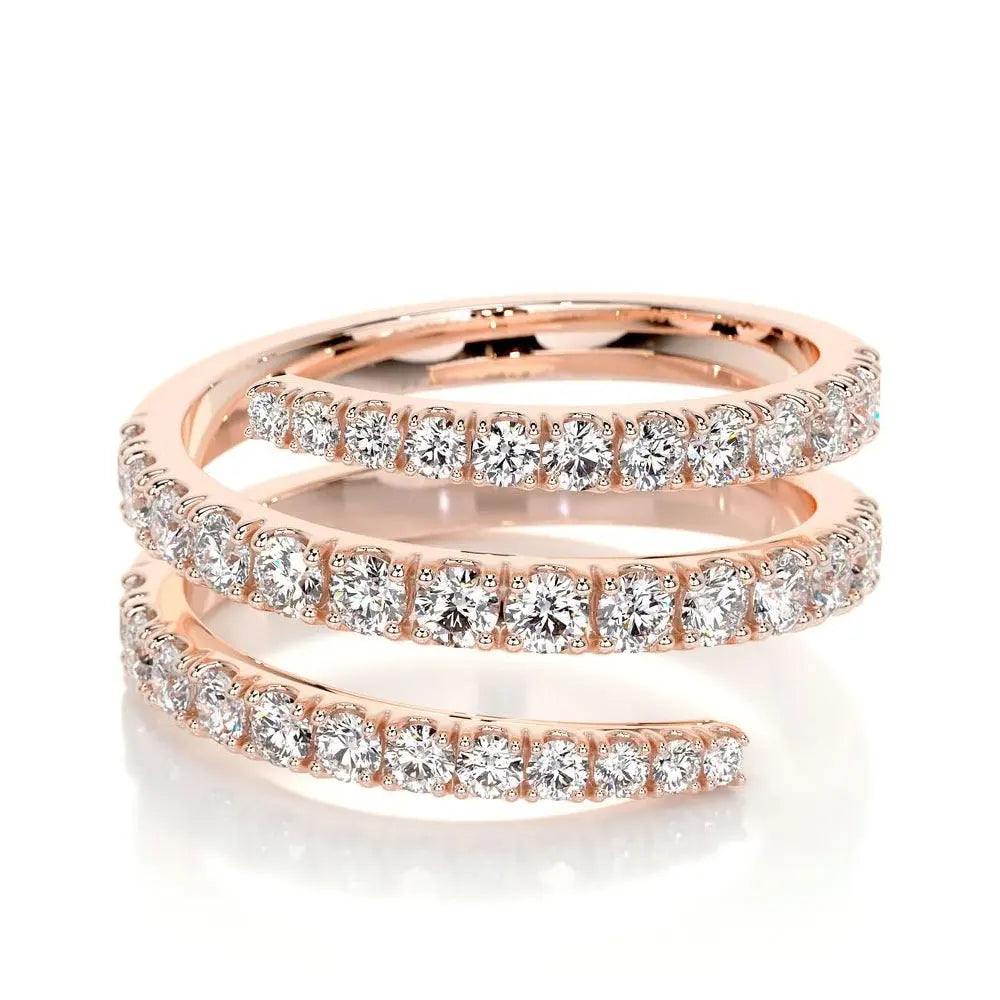 Knobspin D VVS1 Moissanite Wedding Rings for Women