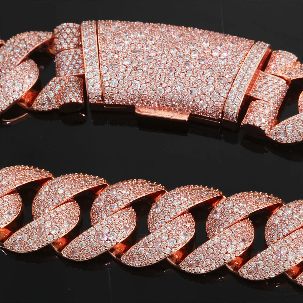 Eskeem Luxury Curved Flip Buckle Rose Gold Plated