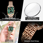 POEDAGAR Luxury Woman Watch Waterproof Date High
