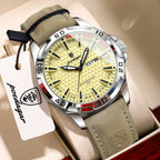 POEDAGAR Original Business Man Wristwatch Waterproof