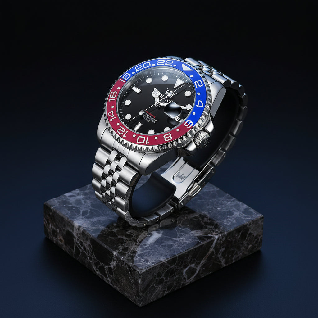 OLEVS Top Men's Watches Original Stainless Steel Date