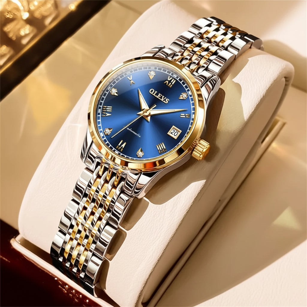 OLEVS 6607+6602 Original Men Women Watch Luxury Brand - Women 4 / United States, Women 4 / China Mainland