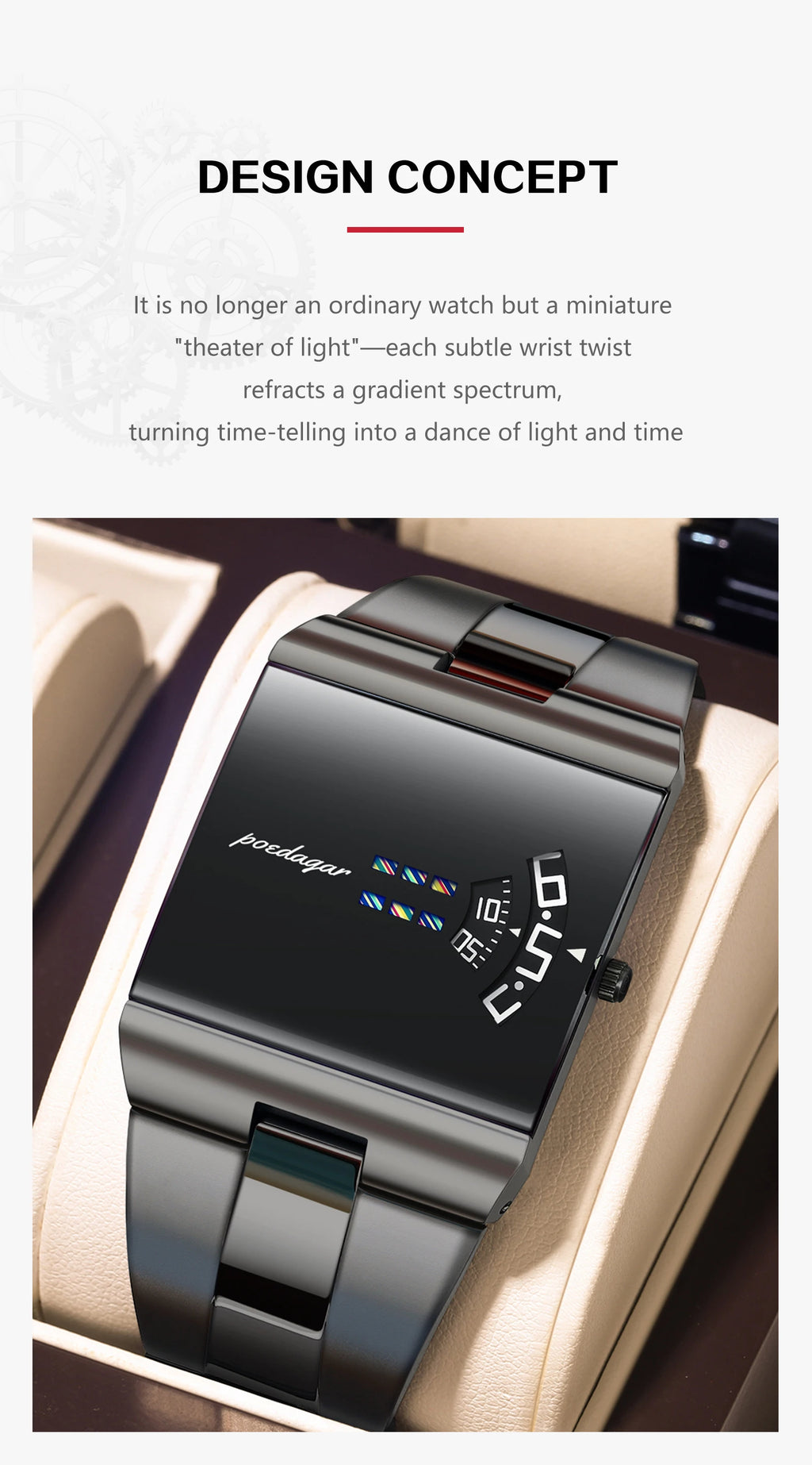 Poedagar Brand Business Man Watch Waterproof Stain