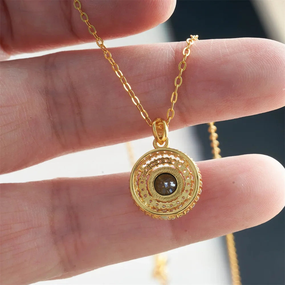 1.0 carat Certified D Color Moissanite Pendants