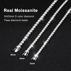 Factory Price D VVS1 Moissanite Tennis Bracelet 925