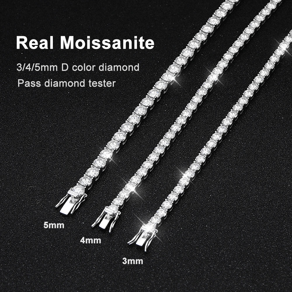 Factory Price D VVS1 Moissanite Tennis Bracelet 925