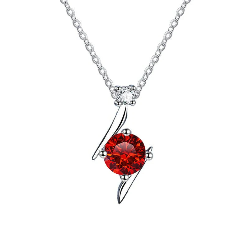 1.0 carat women moissantie pendant necklace for.