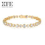 HFE 4.5mm Round Moissanite Tennis Bracelet S925