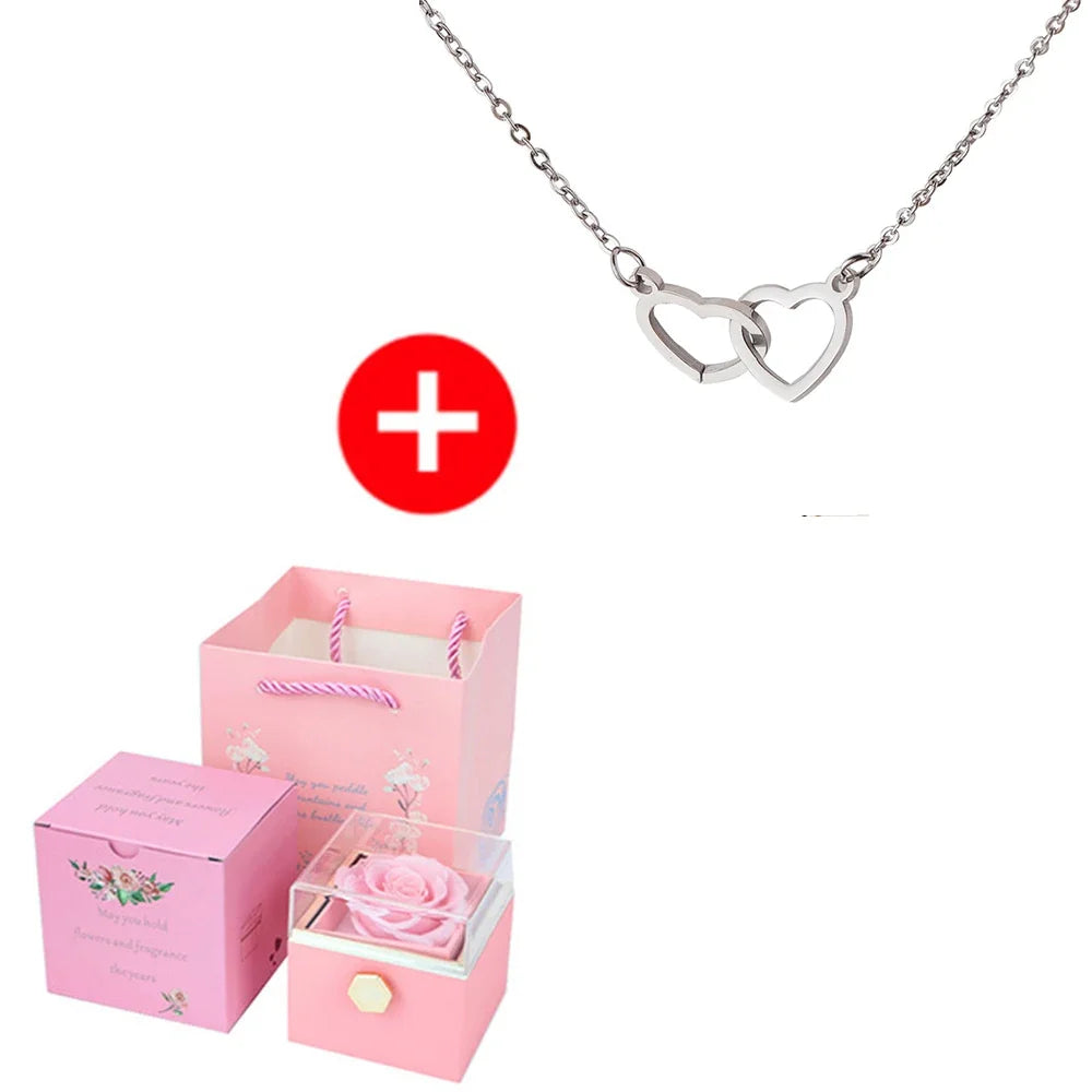 Custom Names Heart Necklace Personalized Jewelry - Style 7