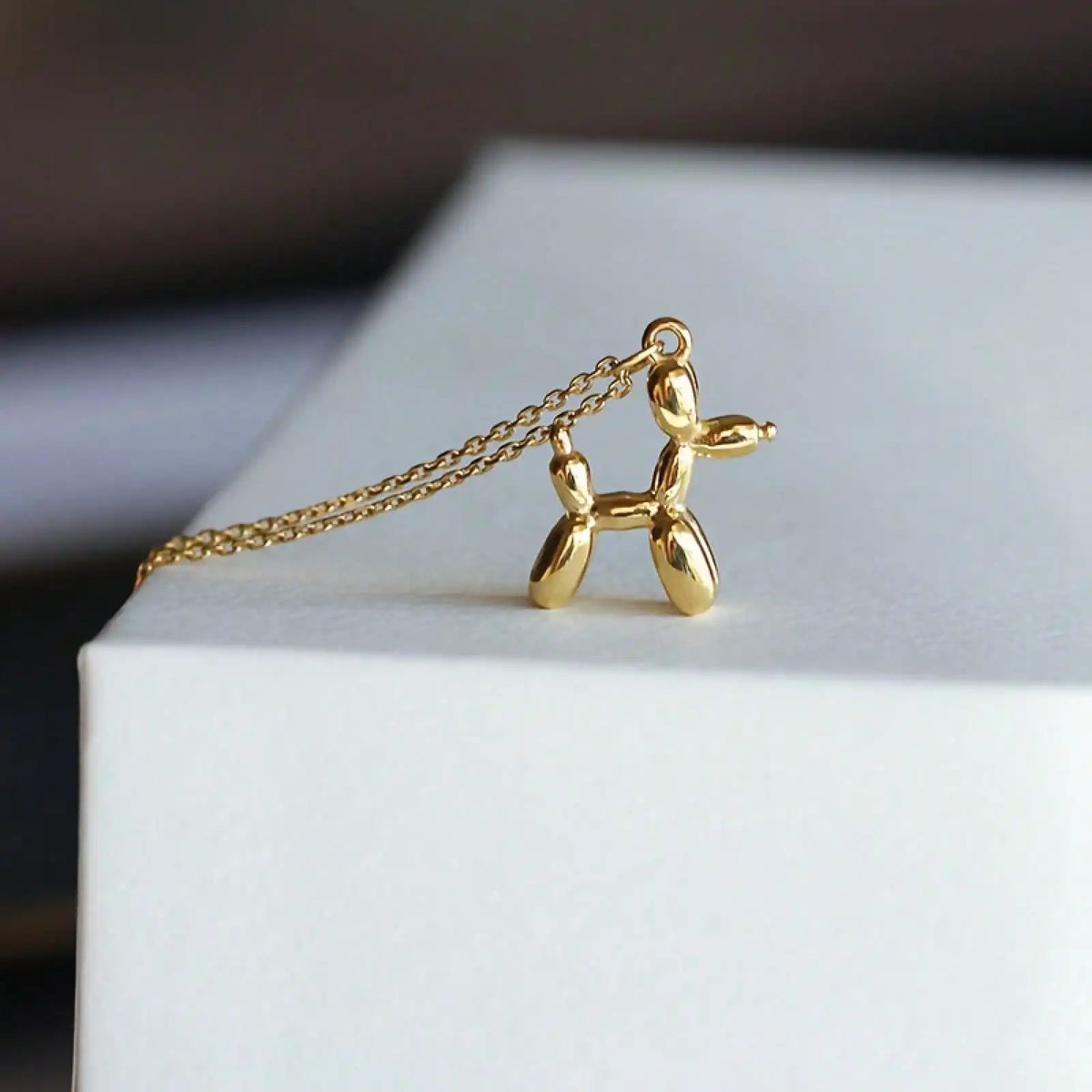 Ladies Fashion New Simple Hip Hop Balloon Dog Pendant
