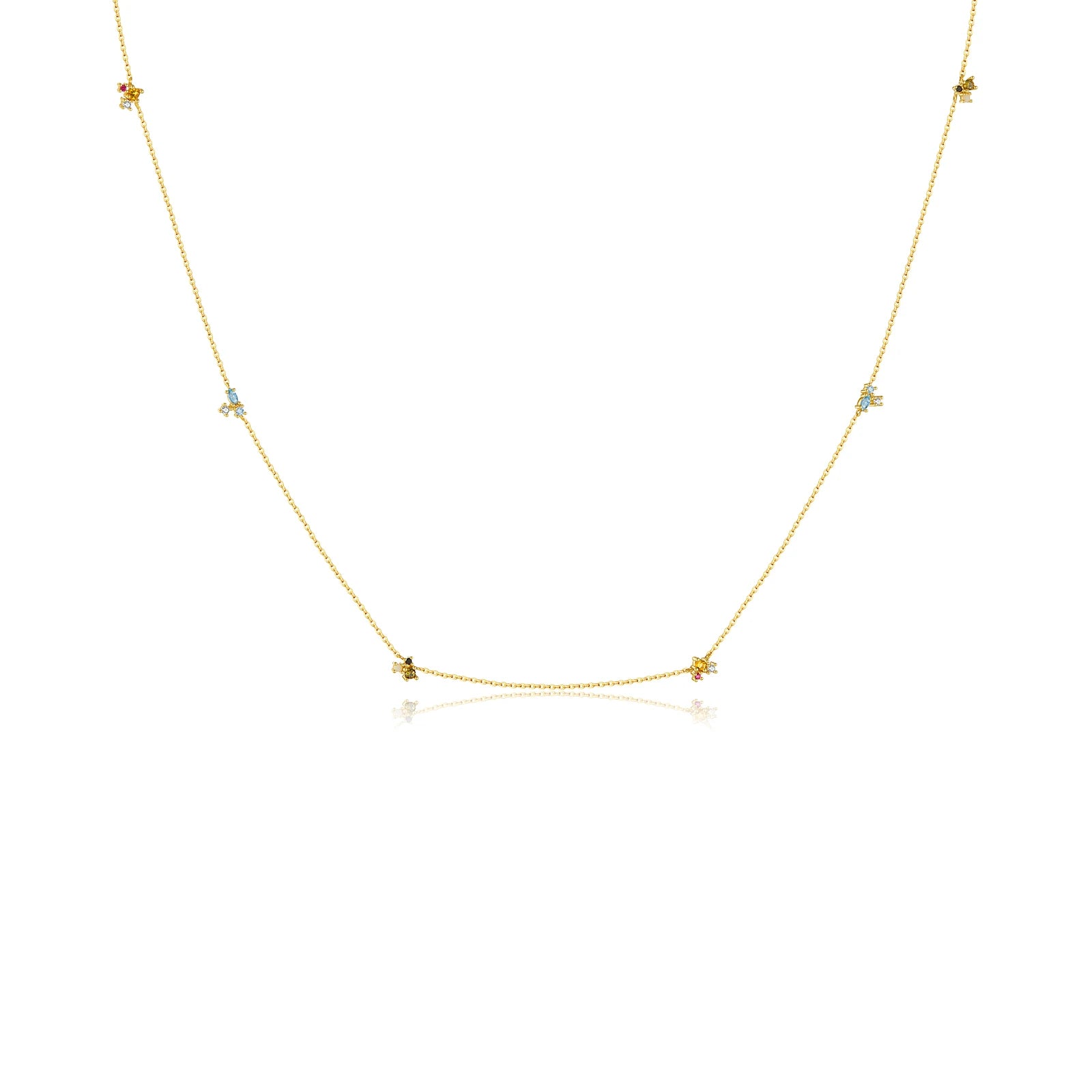 Andywen 925 Sterling Silver Gold Olive Yellow.