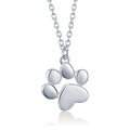 Bamoer HOT Sale Gold Silver Cat Paw Necklace Dog.
