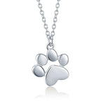 Bamoer HOT Sale Gold Silver Cat Paw Necklace Dog.