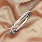 Anziw Luxury Moissanite Single-Row Starry Sky Bangles
