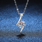 1.0 carat women moissantie pendant necklace for.