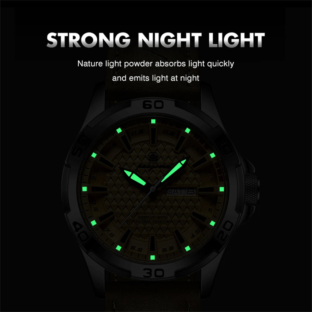 PAAZOMU Man Luxury Brand Watch Waterproof Luminous