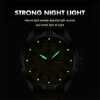 PAAZOMU Man Luxury Brand Watch Waterproof Luminous