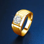 Sdoou 2 Karat Moissanitringe bestehen den Diamanttest D
