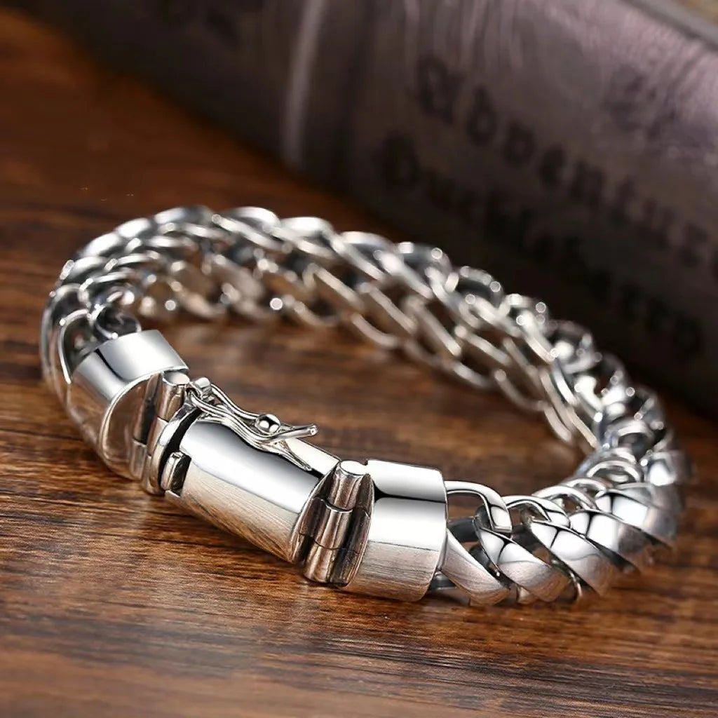 Great Sale 100% S925 Sterling Silver Punk Minimali