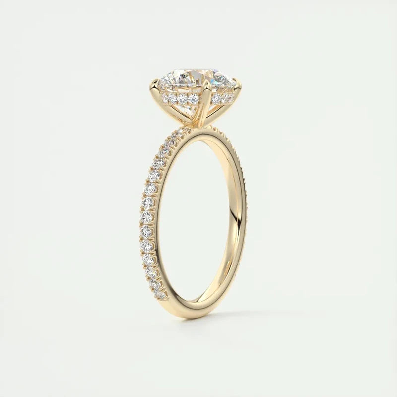 Classic 925 Sterling Sliver Engagement Wedding Promise