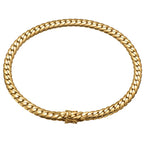 Hip Hop Bling Gold Cuban Link Chain Necklace For Men,