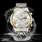 Olevs Men's Quartz Watches Top Brand Stainless.
