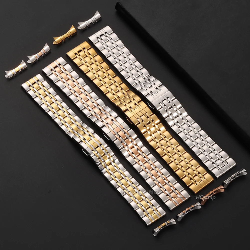 Solid Stainless Steel Band 18mm 20mm 22mm Universal