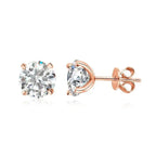 TY 925 Sterling Silver 0.2-3CT Rose Gold Color