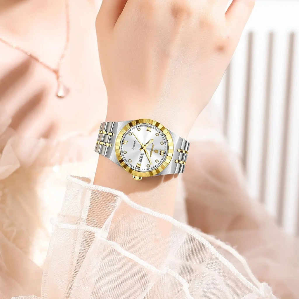 Poedagar Casual Ladies Watch Luminous Waterproof