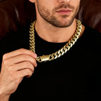 6-14mm wide Stainless Steel Cuban Miami Chains
