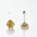 Gica Gema 0.5-2ct Moissanite Screw Stud Earrings D