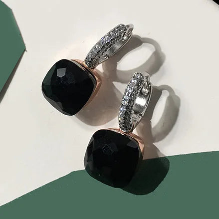 Pure 925 Sterling Silver Candy Style 21 Colors Pink - Black