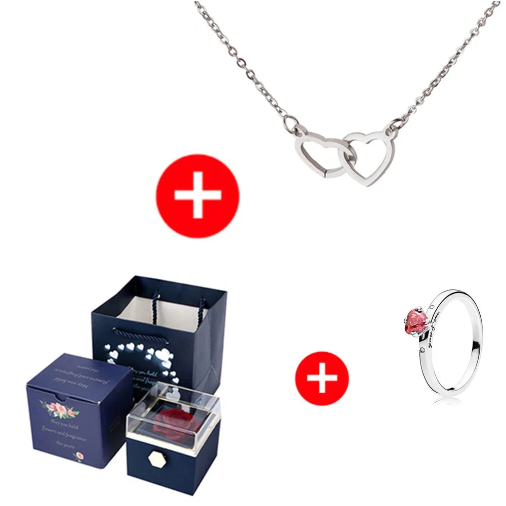 Custom Names Heart Necklace Personalized Jewelry - Style 20