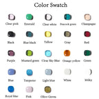 Pure 925 Sterling Silver Candy Style 21 Colors Pink