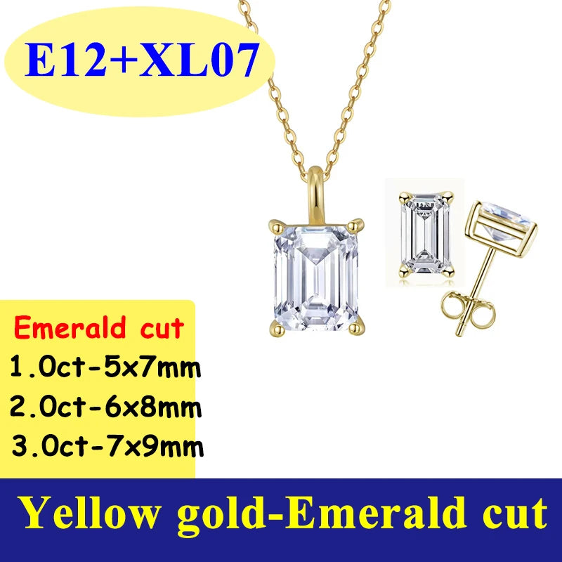 0.5-3CT D Color VVS1 Moissanite Diamond Women's