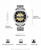 Tevise  Men Automatic Mechanical Wrist Watch Luxur.