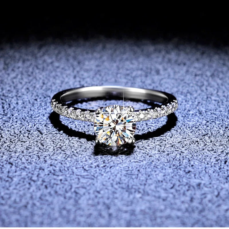 JoyceJelly 2CT 3CT Portuguese Cutting Moissanite
