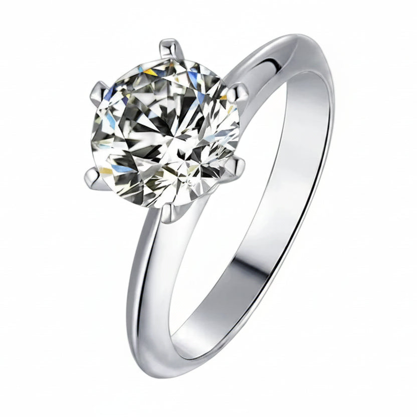 Hot New Luxury 925 Sterling Silver 1-3 Ct Real