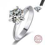 Hot New Luxury 925 Sterling Silver 1-3 Ct Real