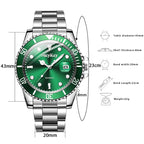 Fashion Men Business Watches Stainless Steel Band Men