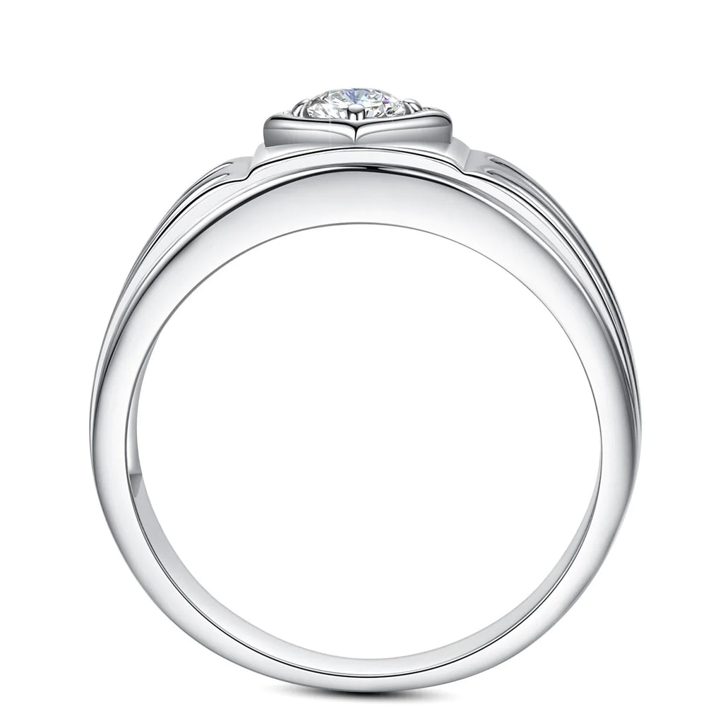 Sdoou 2 Ct Moissanite Rings Pass Diamond Test D