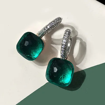 Pure 925 Sterling Silver Candy Style 21 Colors Pink - Peacock blue