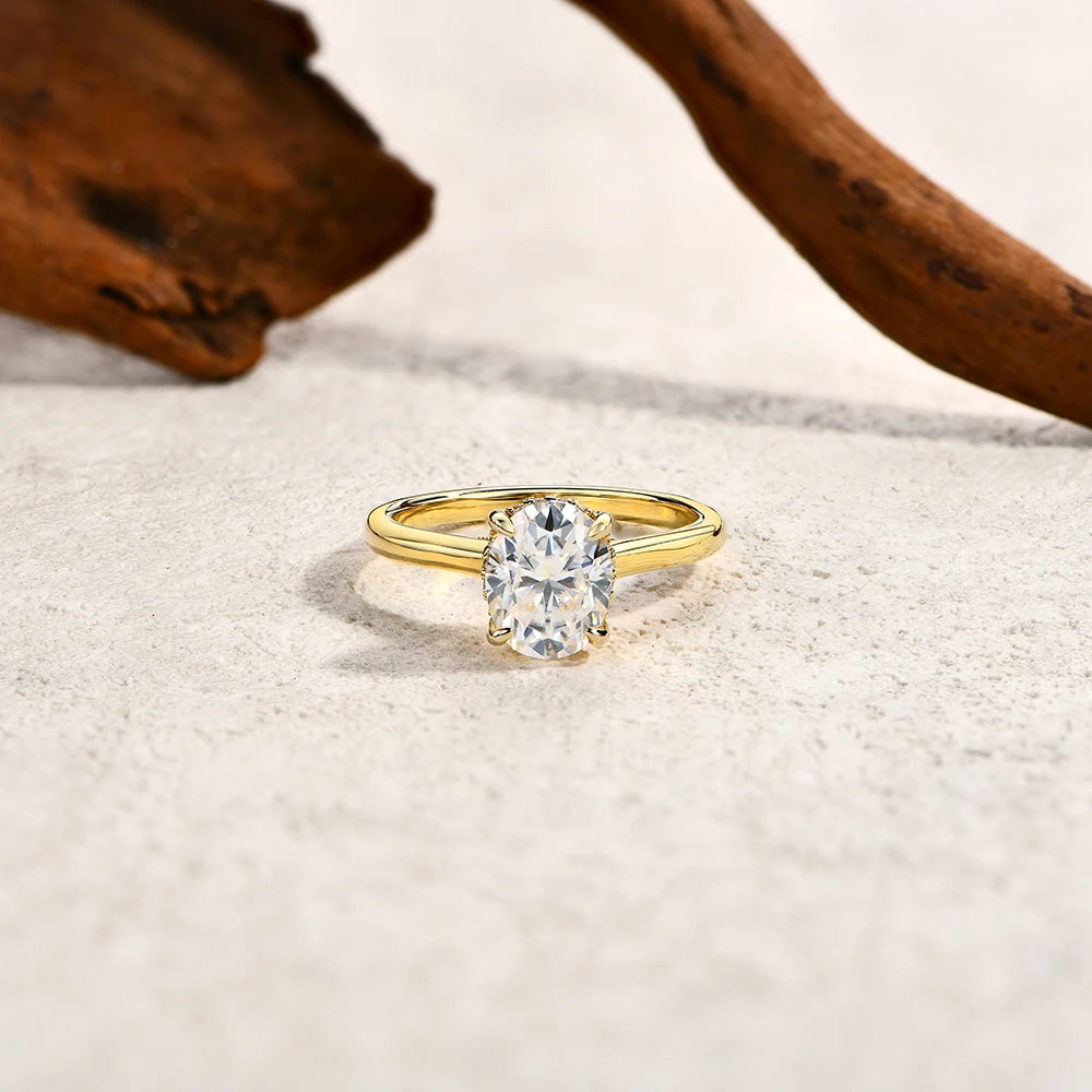 Attagems Oval Cut 9*7mm 2.0CT Dvvs1 Moissanite