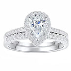 925 Sterling Silver New Women Ring Set Jewelry
