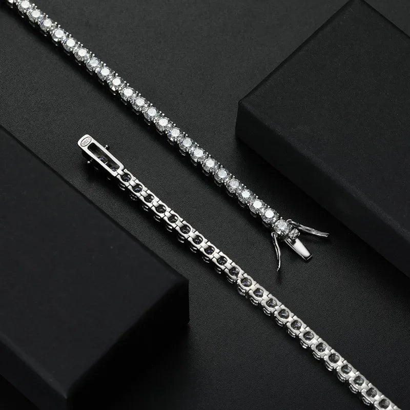 Factory Price D VVS1 Moissanite Tennis Bracelet 925