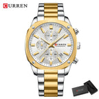 CURREN Men's 42mm Sport Chronograph Steel Watch